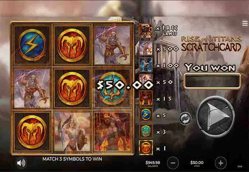 Online scratchcards