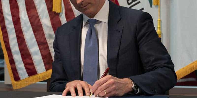 Gov. Gavin Newsom signs bill